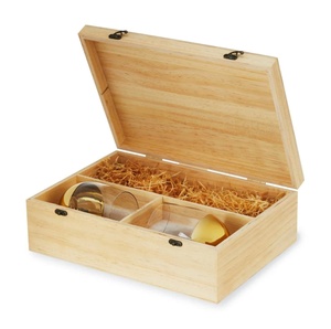 Coffret Cadeau en Bois pour Vin – Vente en Gros Usine – Étui de Rangement Premium pour Vins, Idéal pour Mariages, Anniversaires et Cadeaux de Pendaison de Crémaillère - Product Image 1