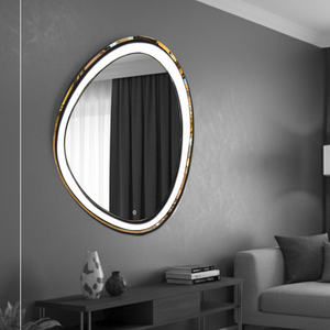 Améliorez la présentation culinaire de vos plats avec ce miroir exquis, fabriqué avec maestrie en acier inoxydable PVD de qualité supérieure. - Product Image 2