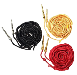 Aiguillette tressée allemande pour défilé, cordon d'épaule allemand avec embout en laiton - Product Image 6
