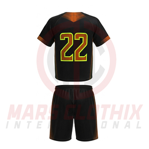 Wholesale Outdoor Sports Lacrosse Jerseys & Shorts Sets Breathable Quick Dry <b>Material</b> Made Lacrosse Uniform Set For Sale - Product Image 2