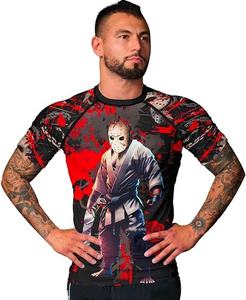 UV Protective Polyester Spandex <b>Rash</b> <b>Guard</b> Short Sleeve No Gi BJJ MMA Grappling Jiu Jitsu Jiu Jitsu BJJ <b>Swimsuit</b> - Product Image 4