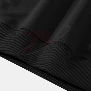 <b>Black</b> Color 100% Cotton <b>Fleece</b> Hoodies For Men's Luxury Latest Designs 450 GSM Hot Sale Hoodies For Men's Winter Season - Product Image 5
