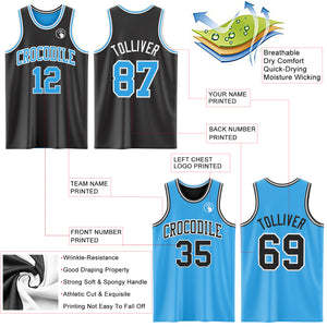 Conjunto de Uniforme de Baloncesto Reversible Personalizado, Impresión por Transferencia de Calor, Poliéster de Secado Rápido, Nombre y Número Personalizados, Cintura Elástica - Product Image 3