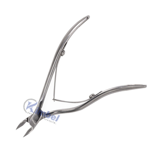 Coupe-cuticules professionnel en acier inoxydable à ressort unique, modèle boîte, lame russe ultra-affûtée - Product Image 4