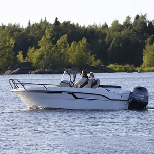 Venta al por mayor: Bote de transporte deportivo y de ocio de aluminio 2026 con consola de dirección grande para parques acuáticos públicos, mares y lagos. - Product Image 1
