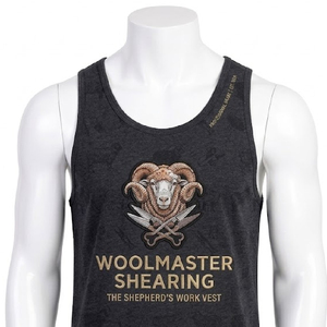 Gilet long en coton 100 % respirant pour la tonte des moutons, OEM/ODM, avec logo personnalisé, fabricant - Product Image 2