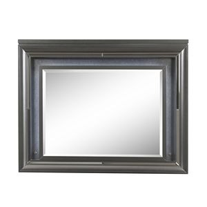 Sawyer LED specchio con finitura grigio metallizzato - Product Image 5