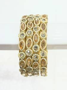 Bracelet rond classique en laiton pour femmes, accessoires de mode en gros - Product Image 5
