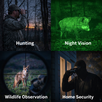 Sytong HT-70LRF Teropong Penglihatan Malam Digital 1080P Monokuler Penglihatan Malam dengan Pengukur Jarak Laser 800m Inframerah dengan WiFi