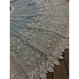 Alluring <b>Green</b> Sequins <b>Net</b> Lehenga Choli with Dupatta for Wedding - Product Image 3