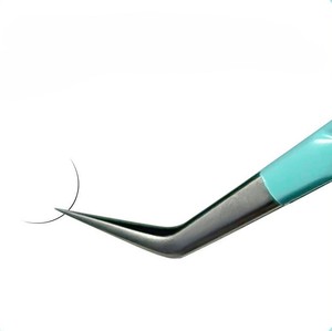 Pince à épiler professionnelle en acier inoxydable pour extensions de cils, haute précision, antistatique, applicateur pour cils volumineux - Product Image 2