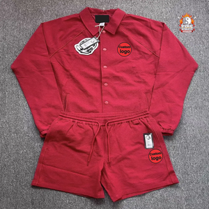 ชุดลำลองผู้ชายระบายอากาศได้ดีสำหรับฤดูร้อนปี 2025 แบบสองชิ้น พร้อมเสื้อยืดพิมพ์ลาย กางเกงขาสั้น และโลโก้แบบกำหนดเอง ซื้อในราคาขายส่งสำหรับฤดูร้อน - Product Image 6