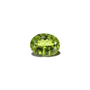 Natural Oval Cut Peridot 8.65 Carat Loose Gemstone for Fine Jewelry - Product Image 1