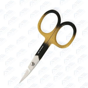 Ciseaux à cuticules russes à lame courbée pour manucure, soin des ongles de précision, vente directe d'usine, acier inoxydable professionnel - Product Image 4