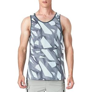 Débardeur de sport pour homme, style hip-hop, 100% coton, personnalisable, de haute qualité, pour l'entraînement - Product Image 1