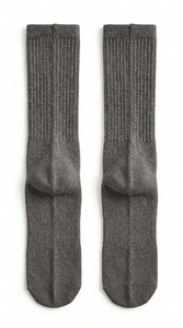 Men <b>Socks</b> Comfortable <b>Soft</b> Fabric Breathable Stretch Lightweight Casual Style Daily Wear All Season Use - Product Image 4
