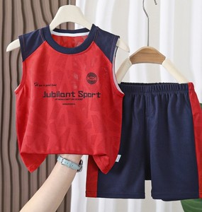 Conjunto Deportivo para Adultos, Otoño, Nuevo Chaleco y Pantalones Cortos, Conjunto de Entrenamiento, Resistente al Viento, Secado Rápido, Transpirable, Ecológico, Dos Piezas, Poliéster, Unisex - Product Image 3