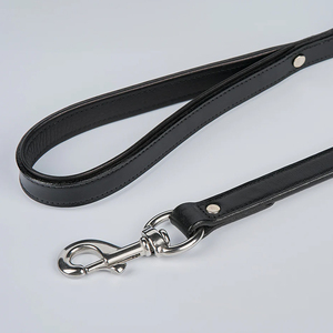 2026 Top Selling High Quality Wholesale Luxury Adjustable And Secure Buckle Custom Design Leather Dog Leash - Product Image 6
