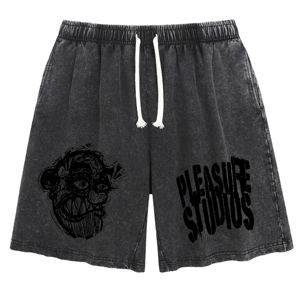 Shorts de sport décontractés pour hommes en coton Oxford 100 % personnalisables – Séchage rapide, respirants, écologiques, avec cordon de serrage, pour l'été - Product Image 2