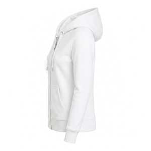 Sweat à capuche zippé personnalisé pour femme, 100 % coton épais, coupe décontractée oversize, poignets côtelés extensibles, idéal pour l'hiver - Product Image 3