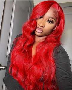 Perruque Vague Ronde HD Lace Front sans Colle Remy Hair Délié Naturel Cuticule Pre-Plucked Alignée Vrais Cheveux Humains - Product Image 5