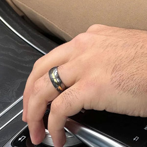 Anillo de Acero de Damasco Hecho a Mano, Joyería Artesanal Tradicional para Aniversario de Bodas y Regalo - Product Image 6