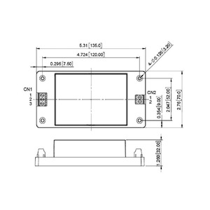 150-1500VDC High Input Voltage FranMar DUH030-X3T 30W 15V 2.0A DC to DC Converter 4KV Isolation Screw Terminal Type - Product Image 2