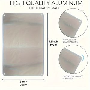 CIFbuy Targa in Alluminio Vintage per Pianificazione Fitness 12x8, Guida Allenamento Domestico, Decorazione Murale Motivazionale per Uso Interno ed Esterno, per Sistema Palestra Domestica - Product Image 5