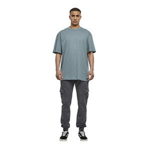 T-shirt Homme Oversize Col Rond Manches Courtes 100% Coton 240g avec Épaules Tombantes Respirant & Écologique Design Uni Décontracté - Product Image 1