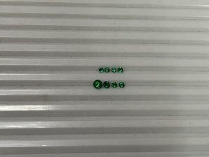 ธรรมชาติไม่ได้รับการสอบเทียบ1มิลลิเมตรถึง4.50มิลลิเมตรรอบที่มีคุณภาพดีผสมแซมเบียมรกตล็อตการผลิตเครื่องประดับ100% สีธรรมชาติ AAA + - Product Image 6