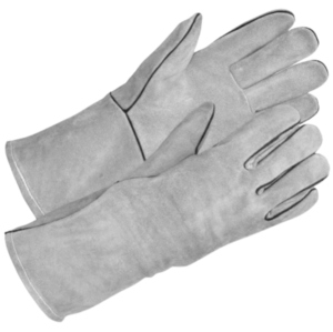 Heavy Duty Leather Industrial Safety Gloves High Heat Resistant Welding Gauntlet Fire Safety Working Gloves Hand <b>Arm</b> Protection - Product Image 5