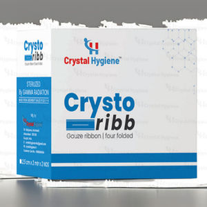 Cinta de Gasa Adhesiva Médica Estéril Crystal Hygiene Blanca de 2.5cm X 2m con Certificación CE Clase II para Uso Hospitalario Quirúrgico 1 Año - Product Image 3