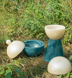 Elegant Resin Mabkhar <b>Incense</b> <b>Burner</b> with Oud Box | Bakhoor <b>Burner</b> Set - Product Image 3