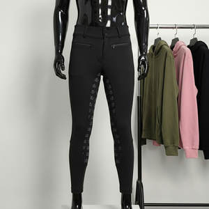 Leggings de equitación personalizados para mujer, cómodos pantalones de equitación de cintura alta, elásticos y antideslizantes para mujer - Product Image 1