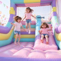Château gonflable de qualité commerciale avec toboggan et souffleur pour location