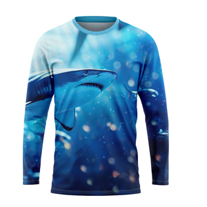 เสื้อฮู้ดดี้สำหรับตกปลา แบบซับลิเมชั่น พิมพ์ลายสีสันสดใส แห้งเร็ว ระบายอากาศได้ดี ป้องกันรังสียูวี 35 สำหรับผู้ชาย พร้อมโลโก้ด้านหน้า - Product Image 4