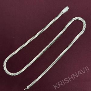 Buy Krishnavii Iced Money Bag Bail <b>Name</b> Necklace Pendant Cuban Link <b>Chain</b> Customized Men's Luxury Gold Plated Hip Hop Moissanite - Product Image 4