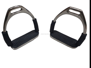 Ensemble de deux étriers pliants durables Costa Sports pour l'équitation, saut d'obstacles, sécurité équine - Product Image 3