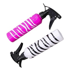 Botellas de Spray de Plástico y Aluminio con Patrón de Cebra, 300 ml, Pulverizador Fino, para Peinado, Salón de Belleza, Barbería - Product Image 3