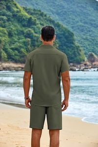 Conjunto de Camiseta sin Mangas y Pantalones Cortos para Hombre, Diseño Personalizado OEM, Lavado Ácido, Transpirable, Secado Rápido, 100% Poliéster, Ropa Deportiva Informal de Verano para Gimnasio - Product Image 3