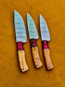 THEWIZ CRAFTS Couteau de cuisine en acier au carbone, robuste, durable, fait main, écologique, compatible lave-vaisselle, manche ergonomique, forgé à la main - Product Image 3
