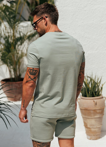 T-shirt en coton pour homme de haute qualité, confortable, coupe classique, avec logo personnalisé, tissu tricoté, impression compressée, ventes chaudes - Product Image 3