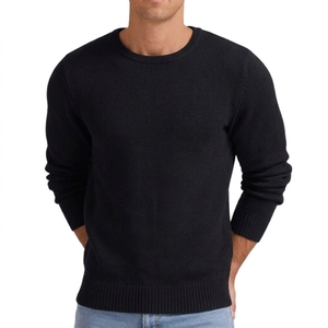Pull en maille torsadée surdimensionné pour homme, texture épaisse, épaules tombantes décontractées, idéal pour le streetwear hivernal - Product Image 6