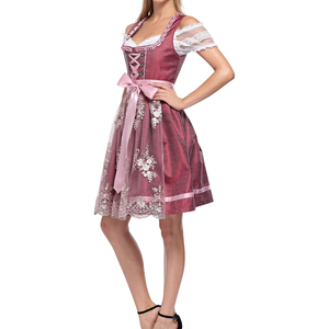 Nuevo Vestido Bávaro para Mujer 2026, Fabricación de Vestidos de Alta Calidad, Estilo Midi Dirndl para Oktoberfest, Precio Bajo - Product Image 1