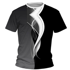 Camisetas Deportivas Premium para Hombre, Sublimadas e Impresas Digitalmente, 100% Poliéster, Transpirables, de Secado Rápido, Estilo Hip Hop - Product Image 5