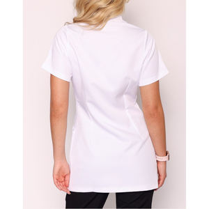 Tunique de mode personnalisable pour femmes, uniforme de salon de beauté et SPA, haut d'hôtel à col en V avec fente latérale - Product Image 4