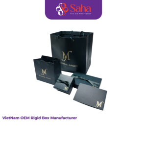 Cajas Rígidas de Papel Kraft Biodegradables y Reciclables OEM, Personalizables con Estampado en Lámina Dorada, Grabado en Relieve y Laminación Mate, Regalo de Vietnam - Product Image 3