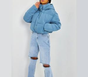 Chaquetas Cortas Acolchadas de Secado Rápido de Alta Calidad para Mujer, Precio al por Mayor, Chaqueta Personalizada para Usar en Tallas Grandes, Chaquetas Ligeras para Mujer - Product Image 5