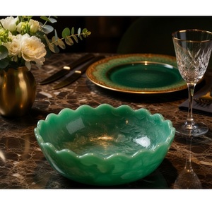 Premium Quality <b>Epoxy</b> <b>Resin</b> Bowl Food Fruits Salad Serving Bowl For Restaurant Hotel Home Decor Tabkeware Best <b>Price</b> <b>Resin</b> Bowl - Product Image 1
