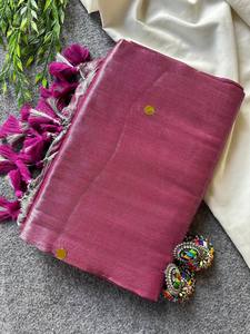 Beautiful Indian Traditional Soft <b>Tissue</b> silk Saree Latest Exclusive Stylish Blouse Ethnic Party <b>Wedding</b> Wear For Women - Product Image 2